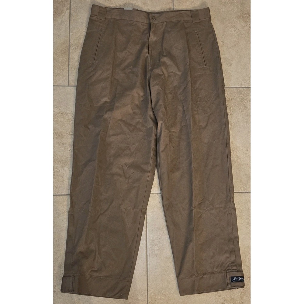Vintage Karl Kani Pants Mens 40x34 Streetwear Walnut Brown Deadstock New NWT